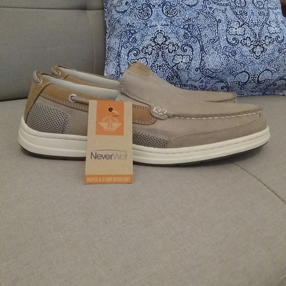Dockers Tiller Boat shoes taupe NWT - Picture 6 of 8